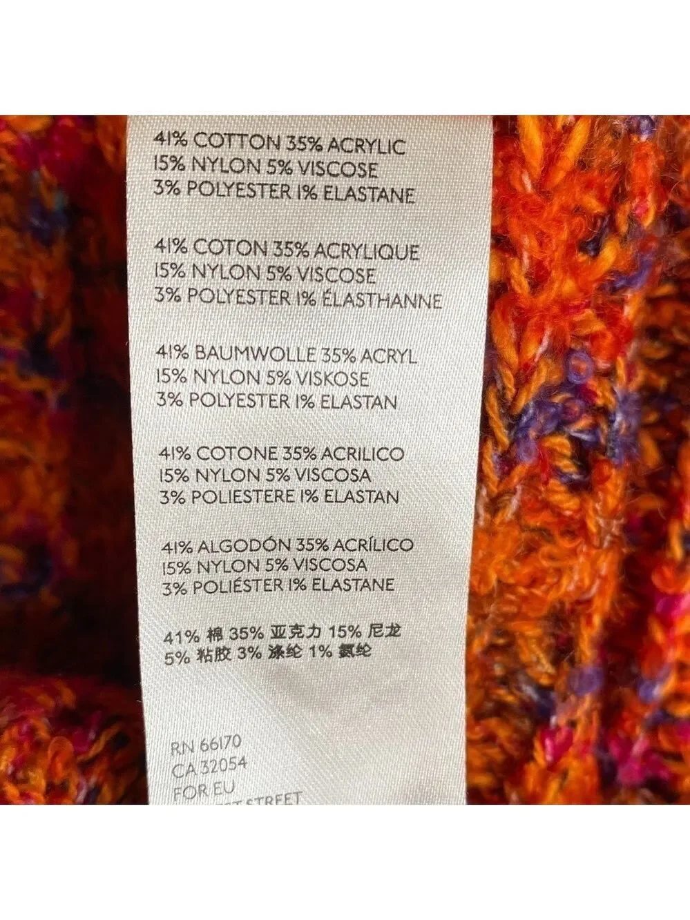 Free People colorful yarn